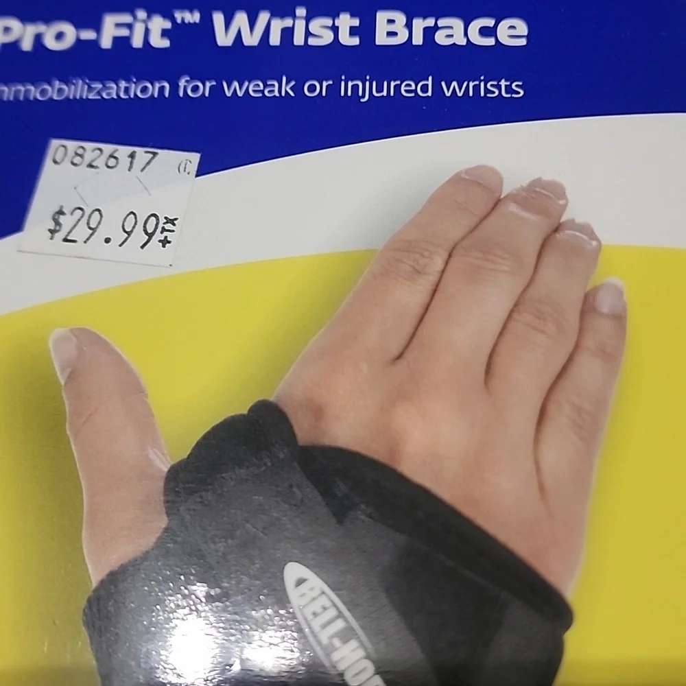 Black Wrist Support Brace